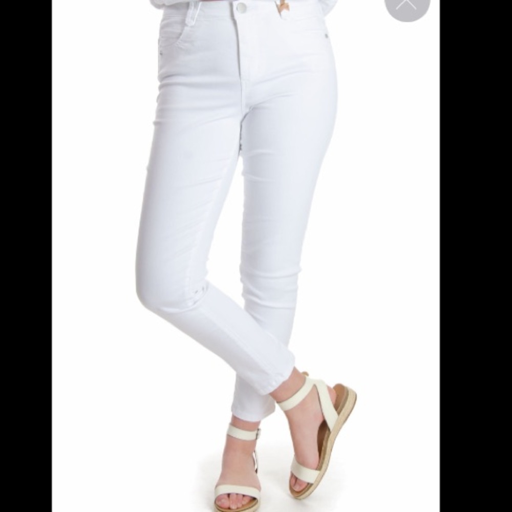 Democracy “Ab”solution White Jeans